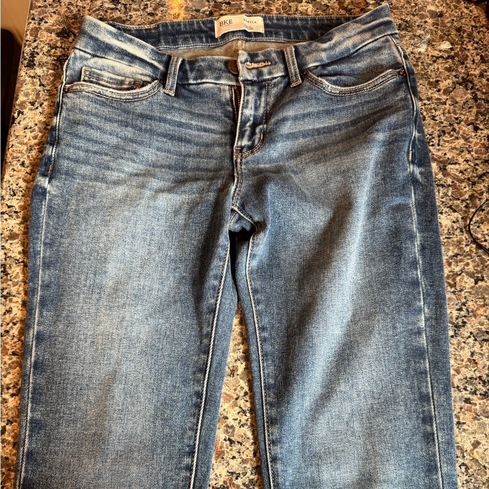 BKE Straight Leg Blue Jeans